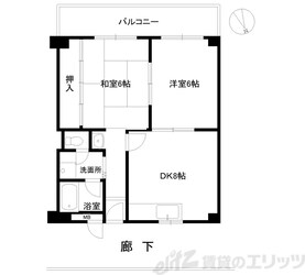 宮本マンションの物件間取画像